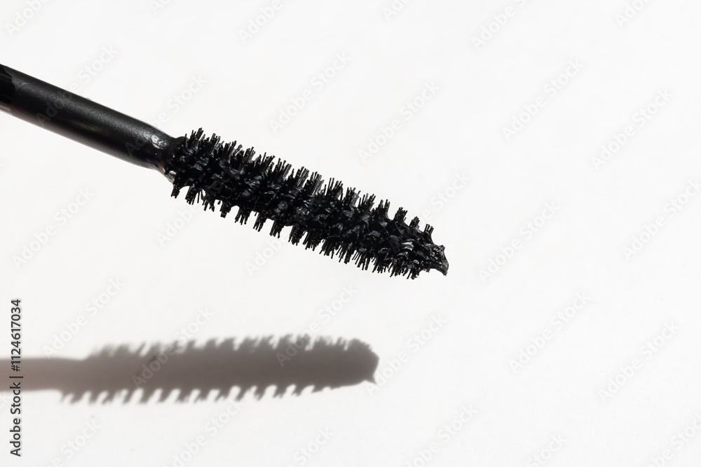 a black mascara brushes, isolated on white a black mascara brushes, isolated on white