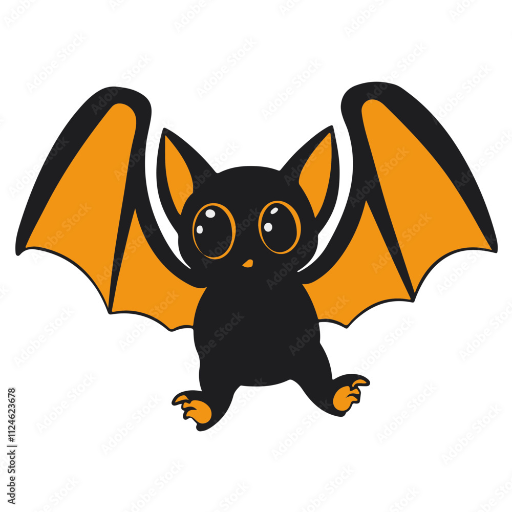 Obraz premium bat on a white background