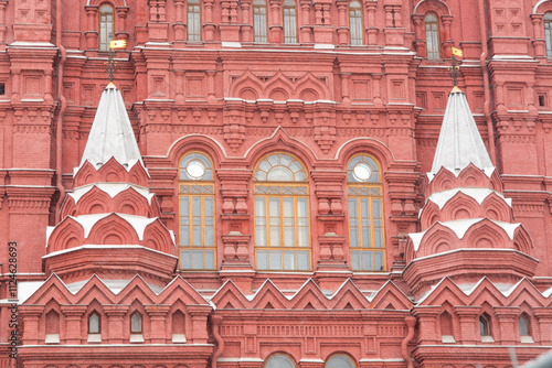 State Historical Museum on Red Square in Moscow, Russia