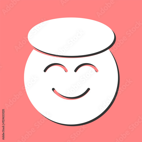 Smiling Face with Halo Vector Icon