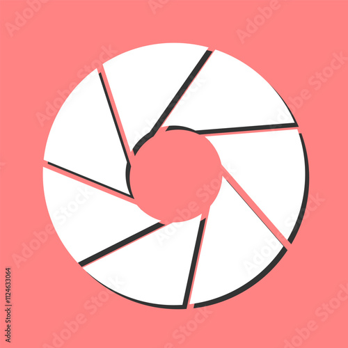 Aperture Artifacts Vector Icon