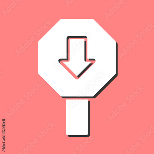 Down Arrow Vector Icon