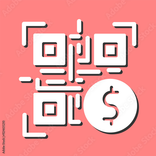 QR Code Payment Vector Icon