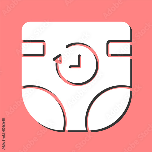 Diaper Duty Vector Icon