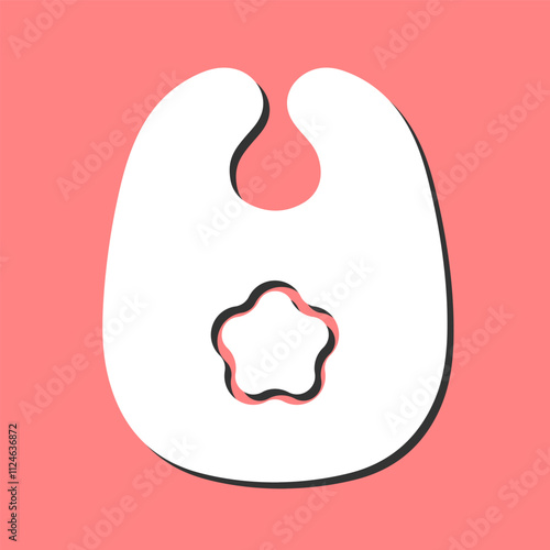 Cute Bibs Vector Icon