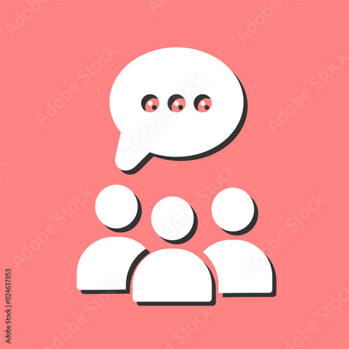 Group Chat Vector Icon