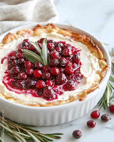 Baked Cranberry Cream Cheese Dip.