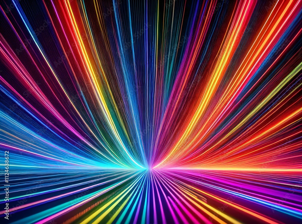 rainbow AI illustration. rainbow AI illustration.