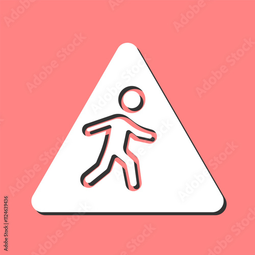 Children Crossing Vector Icon