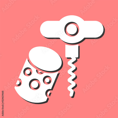 Wine Cork Vector Icon