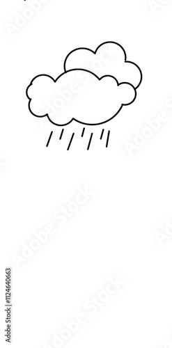 Rainy weather icon