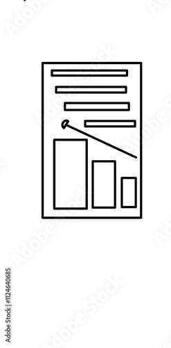 Business report icon