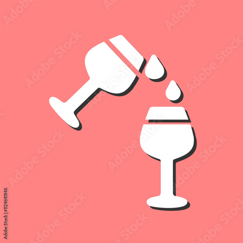 Wine Sip Vector Icon