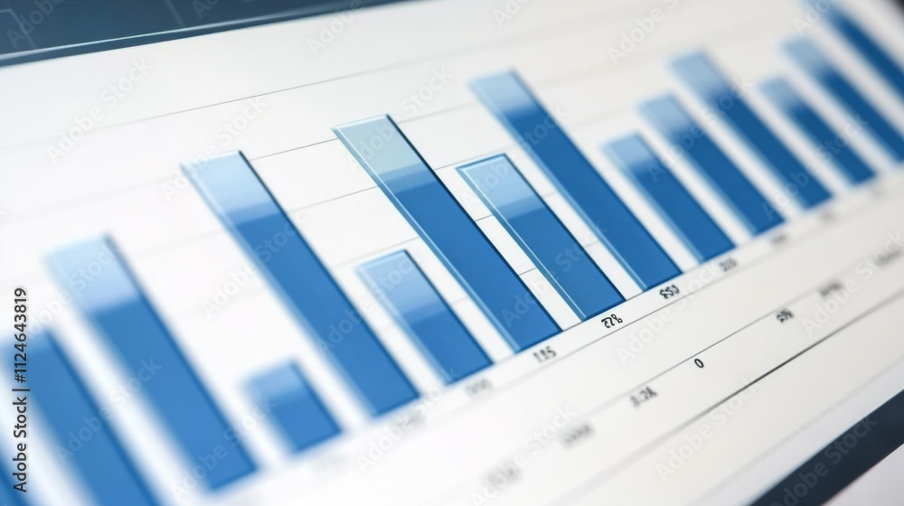 Detailed Financial Analytics Chart with Bar Graph Visualization Detailed Financial Analytics Chart with Bar Graph Visualization