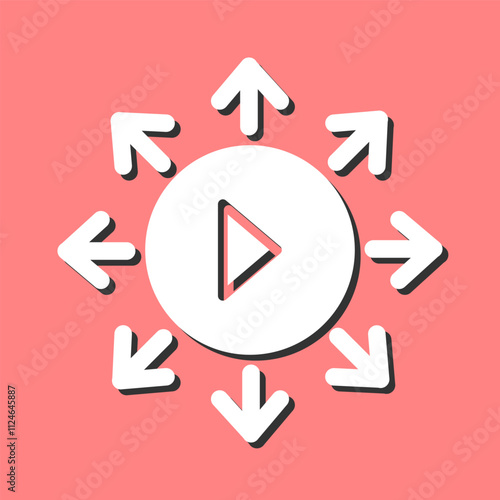 Viral Content Vector Icon