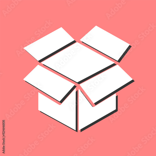 Unwrapping Gift Vector Icon