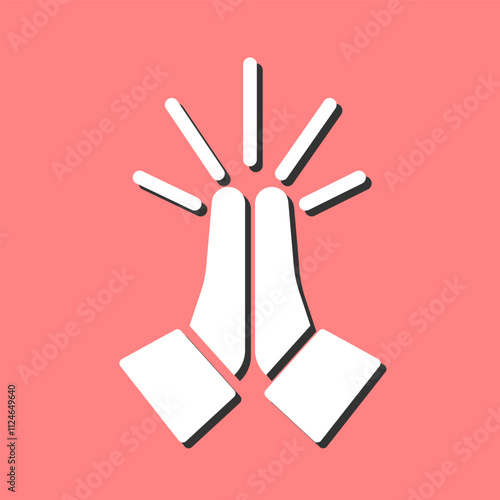 Folded Hands Vector Icon