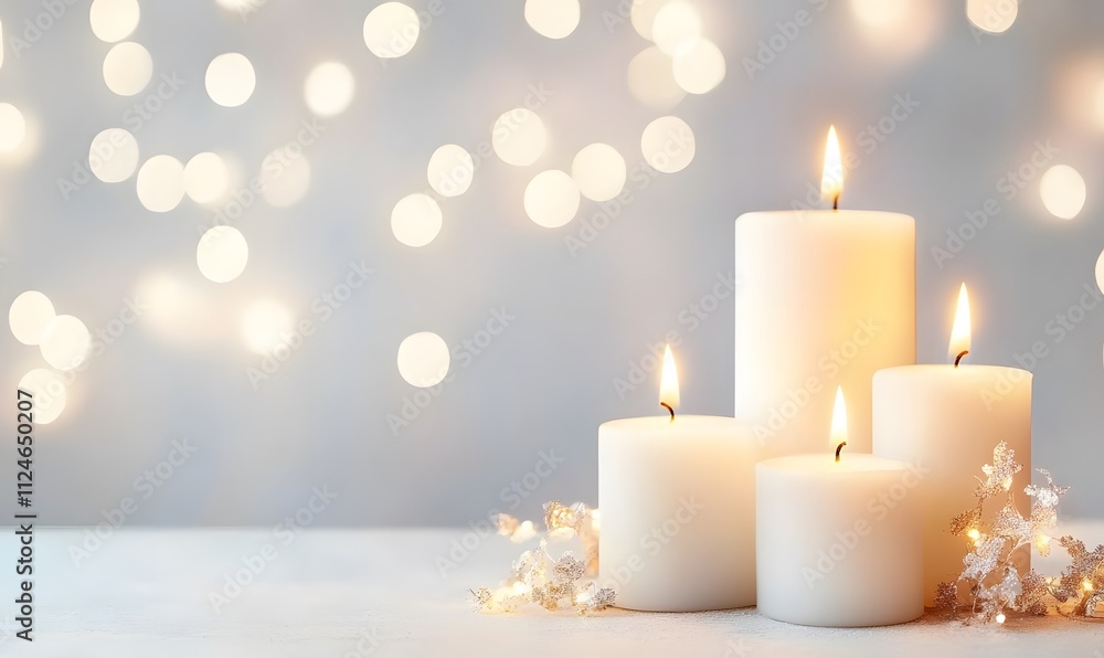 mordern Candles focus candles blur around,generation AI mordern Candles focus candles blur around,generation AI