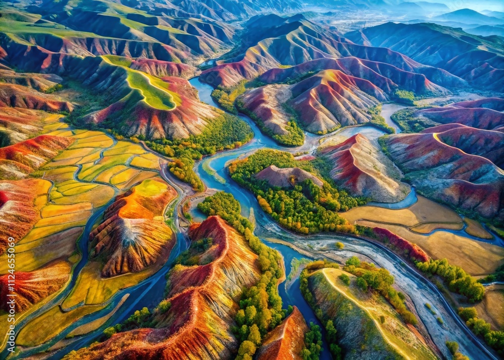 Aerial View of a Stunning Topographic Overlay Featuring Diverse Terrain Patterns and Natural Landscapes Captured Through Drone Photography for Enhanced Geographic Insight Aerial View of a Stunning Topographic Overlay Featuring Diverse Terrain Patterns and Natural Landscapes Captured Through Drone Photography for Enhanced Geographic Insight