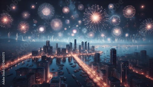 New Year Fireworks Illuminate Iconic Skylines Around the World photo