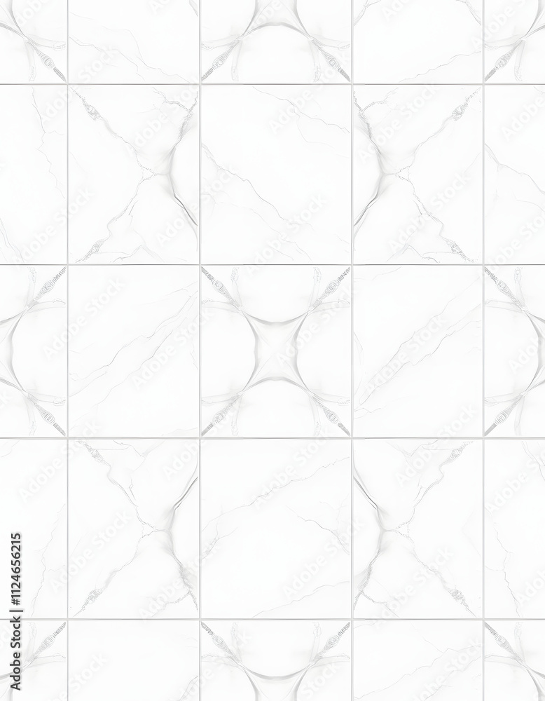 Obraz premium Marble tiles seamless wall texture patterned background, isometry