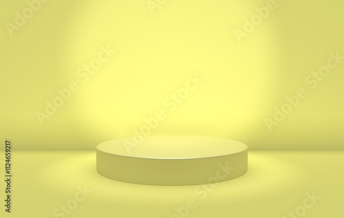 Yellow Background stage 3D