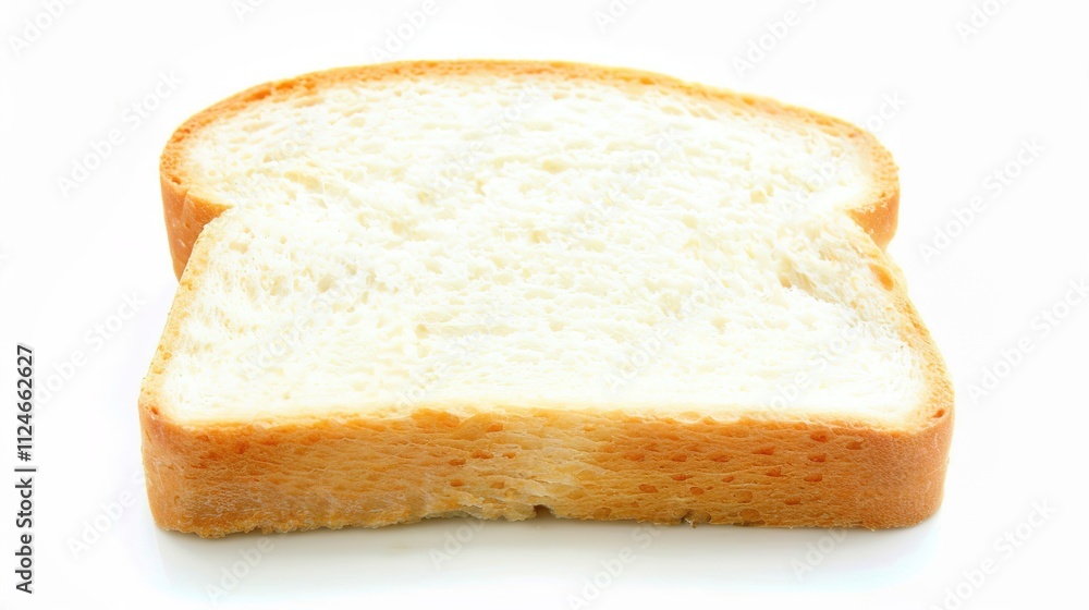 Slice of Wheat Bread Isolated on White Background, Nutritious and Versatile Loaf for Daily Meals and Snacks. Slice of Wheat Bread Isolated on White Background, Nutritious and Versatile Loaf for Daily Meals and Snacks.