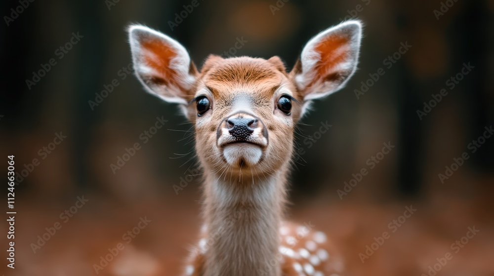 The image captures a young deer with a curious gaze amid a dense, lush forest, highlighting the serenity and wild charm of nature in its rich, natural habitat. The image captures a young deer with a curious gaze amid a dense, lush forest, highlighting the serenity and wild charm of nature in its rich, natural habitat.