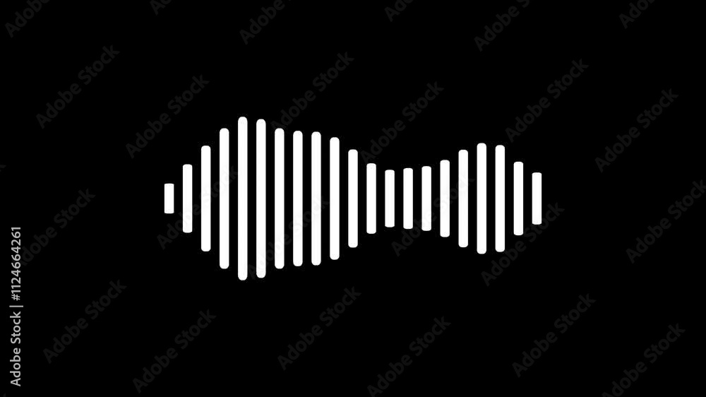 audio visualization effect. Looping, unique, useful as an element or background, for demonstration and scientific visualization audio visualization effect. Looping, unique, useful as an element or background, for demonstration and scientific visualization
