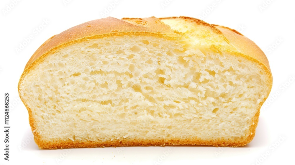 Slice of Wheat Bread Isolated on White Background, Nutritious and Versatile Loaf for Daily Meals and Snacks. Slice of Wheat Bread Isolated on White Background, Nutritious and Versatile Loaf for Daily Meals and Snacks.