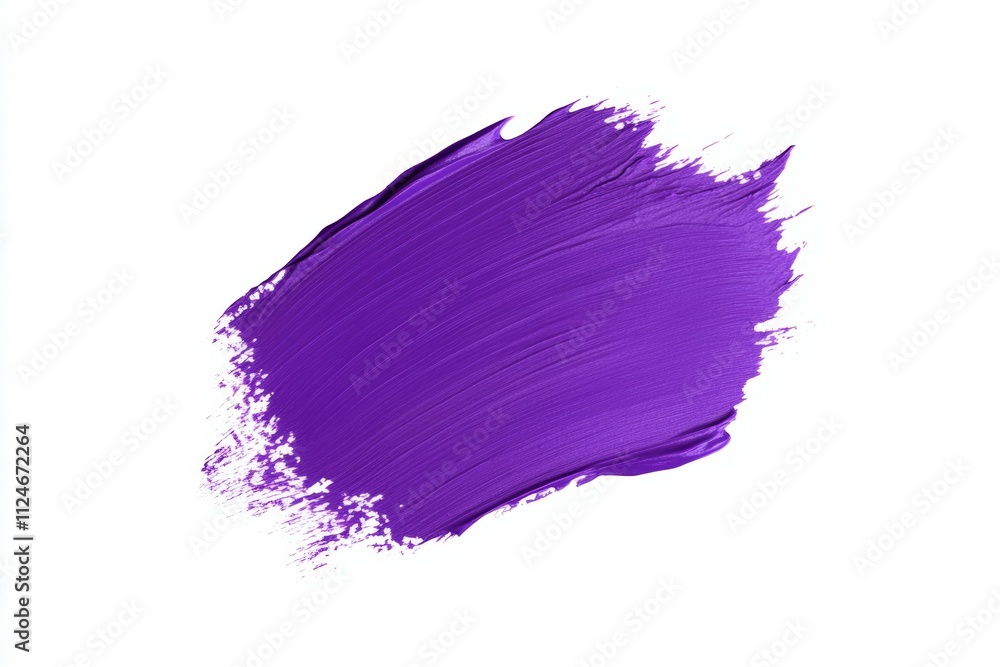 A purple brush stroke on a white background A purple brush stroke on a white background