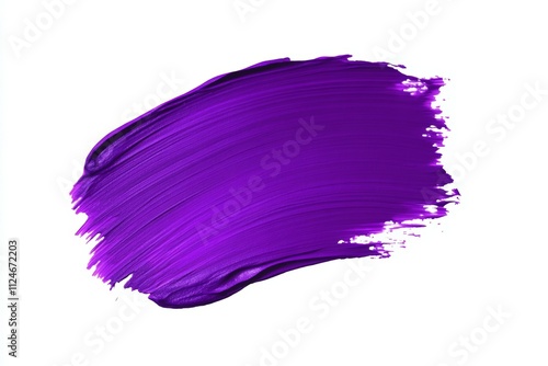 Purple paint on a white background