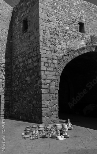 view of part of the old fortress of the town of Safi in Morocco photo