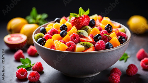 Wallpaper Mural Vibrant Fruit Salad Torontodigital.ca