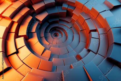 3D Spiral background: Mesmerizing Hypnotic Design wallpaper illustration