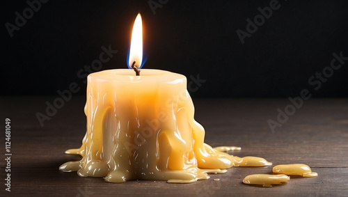 Wallpaper Mural Melting Candle Torontodigital.ca