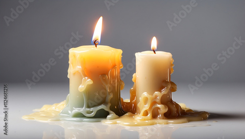 Wallpaper Mural Melting Candle Torontodigital.ca