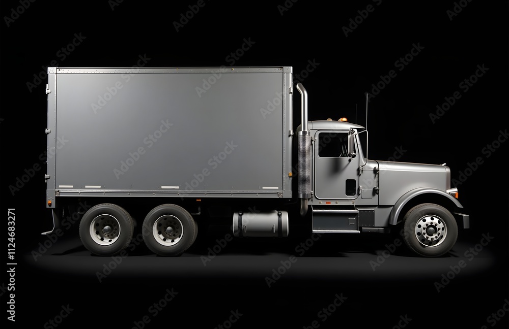 Heavy-Duty Box Truck with Durable Metal Exterior Heavy-Duty Box Truck with Durable Metal Exterior