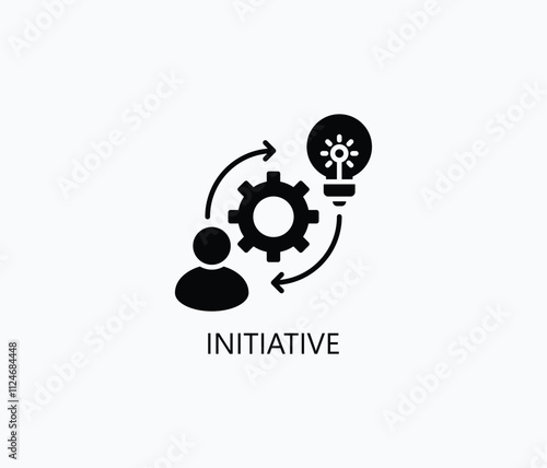 Initiative Vector, Icon Or Logo Sign Symbol Illustration 