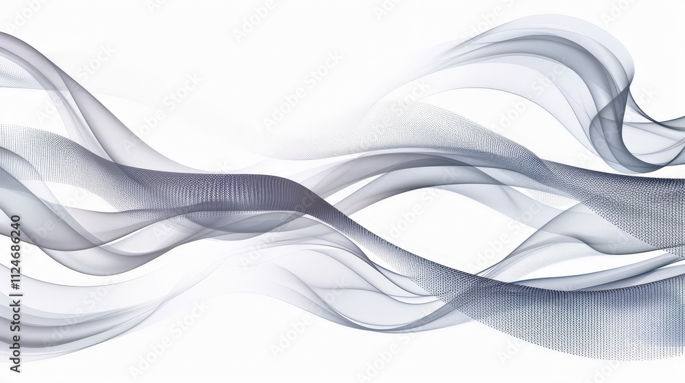 abstract grey and white background wave patterns, silk abstract grey and white background wave patterns, silk