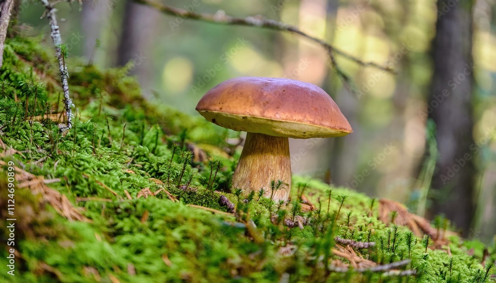 Mushroom in Forest Nature's Hidden Treasure Mushroom in Forest Nature's Hidden Treasure