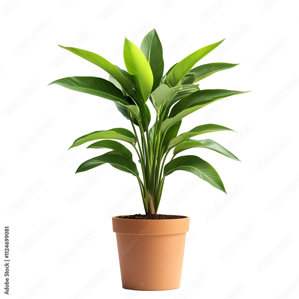 plant in a pot isolated in a transparent background plant in a pot isolated in a transparent background