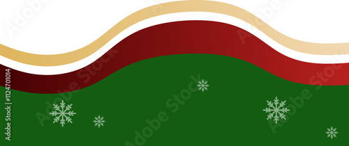 Christmas Wave Footer Gradient