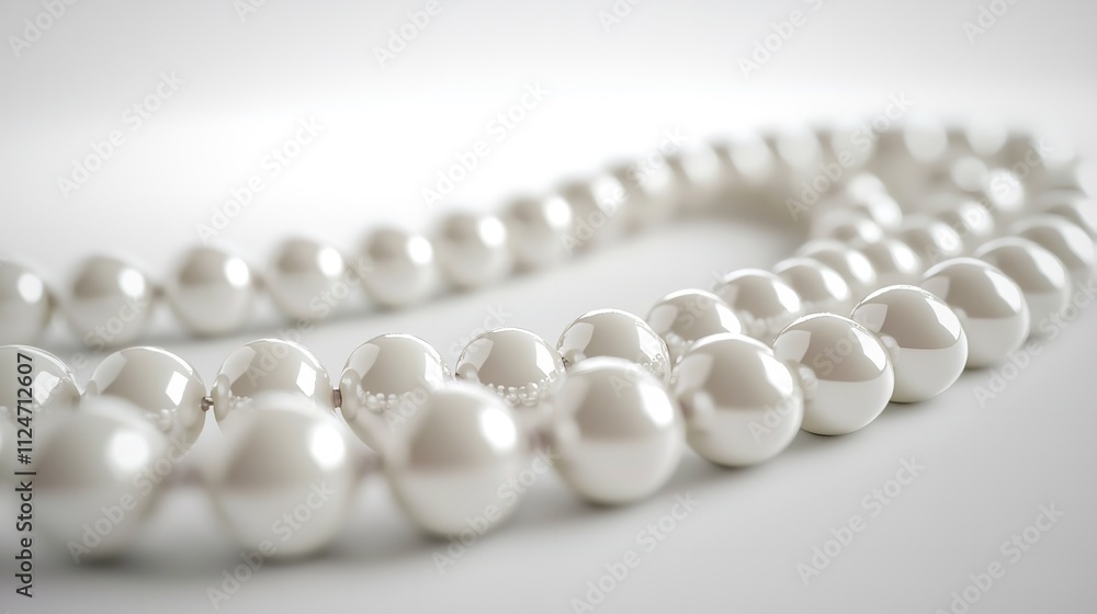 Beads on a White Background: 16K Resolution Ultra-Photorealistic Beads on a White Background: 16K Resolution Ultra-Photorealistic