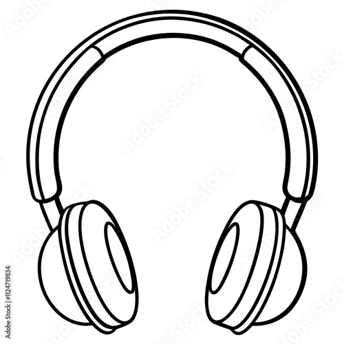 Headphone Icon Vector Design