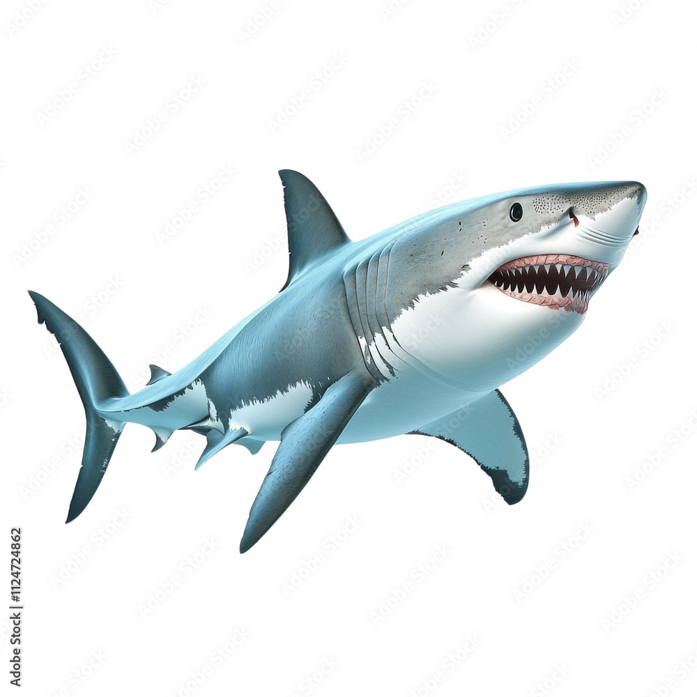 Great White Shark 3D Render, Ocean Predator | Realistic 3D renders Great White Shark 3D Render, Ocean Predator | Realistic 3D renders