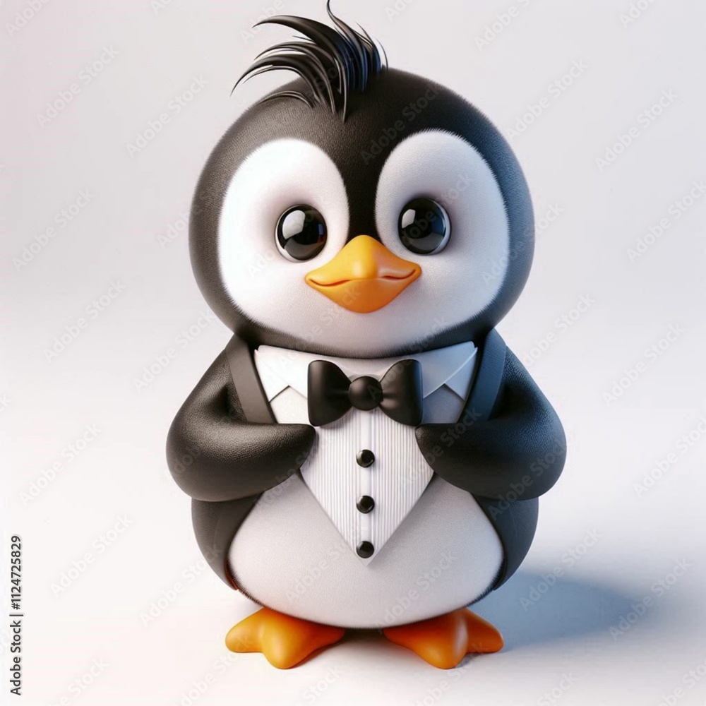 Fototapeta premium Penguin boss
