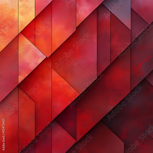 Minimalist red abstract geometric design high resolution hd background