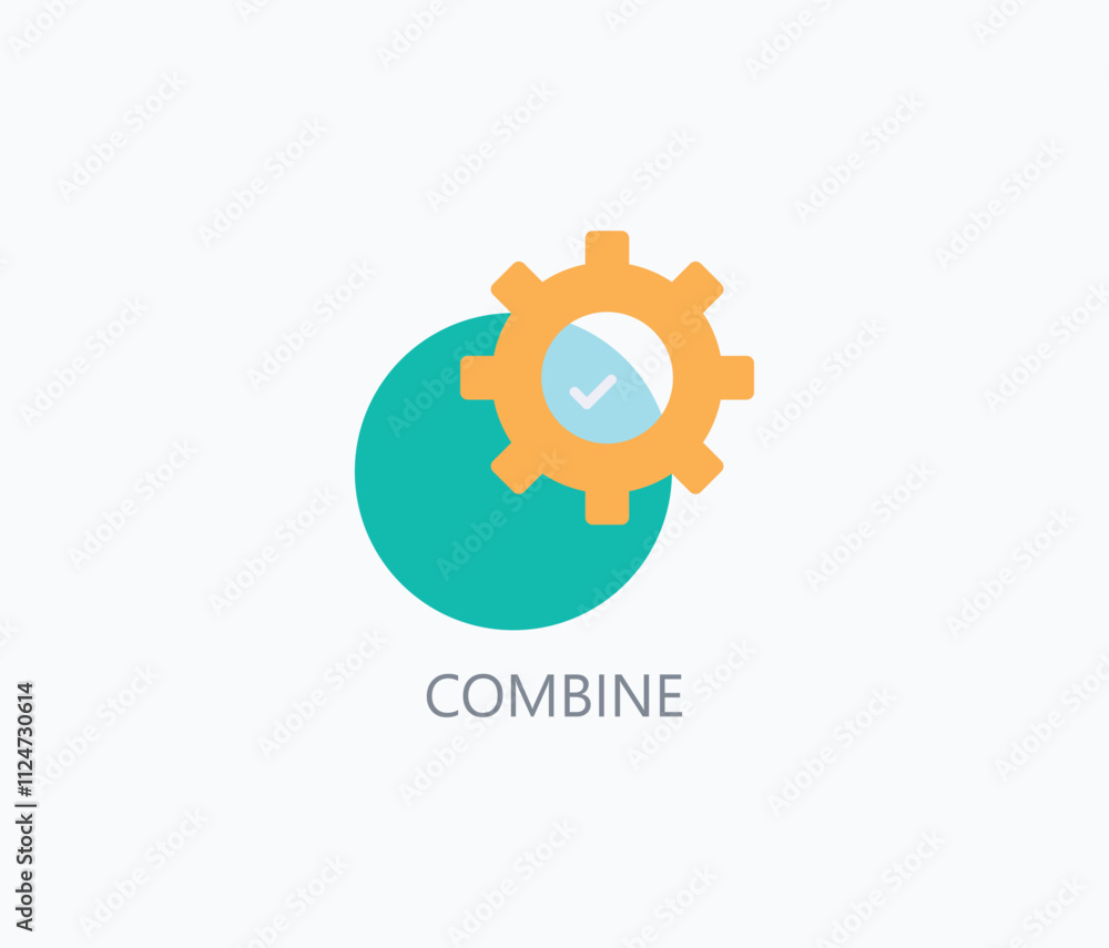 Combine Vector, Icon Or Logo Sign Symbol Illustration Combine Vector, Icon Or Logo Sign Symbol Illustration