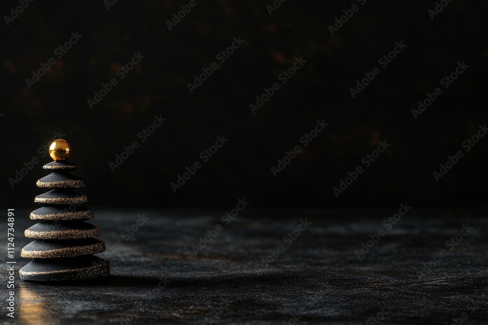 Obraz premium stack of stones on the beach